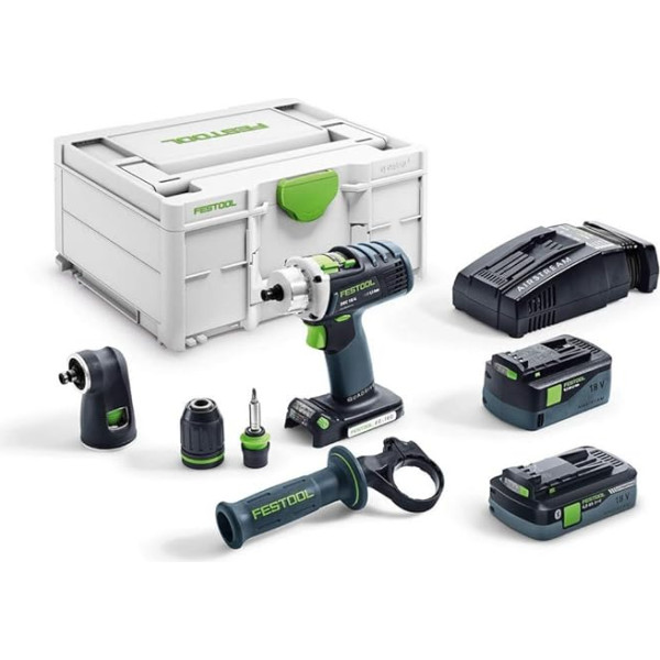 Festool akumulatora urbjmašīna DRC 18/4 5.2/4.0 I-Set-SCA QUADRIVE