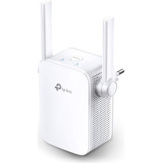 TP-Link TL-WA855RE WLAN retranslators (300 Mbit/s, WLAN pastiprinātājs, lietotnes vadība, ports, 2x elastīgas ārējās antenas, WPS, AP režīms, saderīgs ar visām WLAN ierīcēm), balts