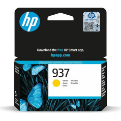 HP 937 dzeltenā oriģinālā tintes kasetne