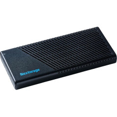 Nextorage SSD ārējais 1TB USB 40Gbps USB4 Gen3x2 Type-C Maks. Lasīšanas ātrums 3900MB/s Maks. Ierakstīšanas ātrums 3800MB/s Saderīgs ar Windows MacOS iPadOS 4000GB NX-PS1PRO1TB Portatīvais SSD diskdziņš