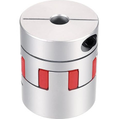 avotu karte Aluminiumwellenkupplung, Wellenkupplung, 12 mm auf 20 mm, flexible Spinnenkupplung, L50 mm x D40 mm, Kupplungsbacke, Spinnen-Wellen-Gelenkverbinder für 3D-Drucker, DIY-CNC-Fräsmaschine