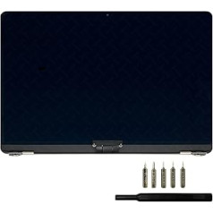 FTDLCD® 13,6 collu LED LCD ekrāns Retina displejs Pilns ekrāna komplekts Apple MacBook Air M3 A3113 2024 EMC 8611 Mac15,12 2560 x 1664 (Midnight)