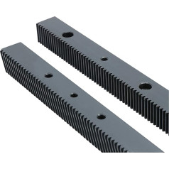 ZHENGGUIFANG ZGF-BR 1.25 Mod Helical/Straight Teeth Rack Helical Gear 1.25MOD Metāla tērauda zobratu zobratu komplekts CNC mašīnām (cauruma diametrs: 671 mm, zobu skaits: Right Helical Teeth)