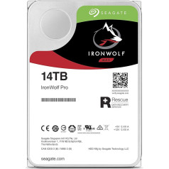 Seagate 14TB IronWolf Pro 7200RPM SATA 6 Gb/s 256MB kešatmiņa 256MB 3,5 collu NAS cietais disks - (ST14000NE008)