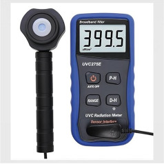 Tönungsmesser, Strahlungsmessrät, Breitbandfilter, Wellenlän 245 nm - 305 nm, kurzwellir Breitband-UV-Strahlungstester, Ultraviolett-LED-Lichtdetektor