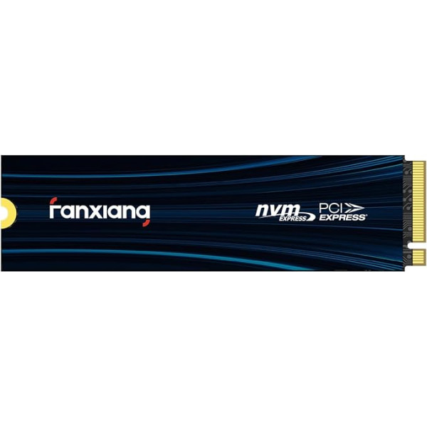 fanxiang NVMe SSD 2TB, M.2 PCIe Gen4x4 Gaming Solid State Drive, 7100MB/s nolasīšanai, 5300MB/s ierakstīšanai, iekšējais SSD, cietais disks datu pārsūtīšanai S880E