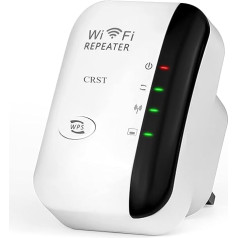 WLAN усилитель WLAN повторитель - интернет-усилитель с портом Ethernet, WiFi усилитель WiFi повторитель совместим со всеми устройствами WLAN, простая нас