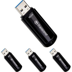 Transcend TS16GJF700 16GB JetFlash 700 USB 3.1 Gen 1 USB zibatmiņas karte, melna (4 gabali)