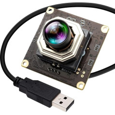 ELP USB kameras modulis 4K autofokusa kamera 1080P @ 120fps ātrgaitas kamera 12MP platleņķa kamera bez izkropļojumiem Lightburn PC kamera rūpnieciskai pārbaudei 3D printeris mikroskops