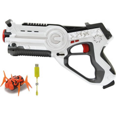 Jamara 410065 Impulse Infrared Laser Tag Bug Hunt Set, White/Orange