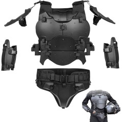 Zhongren taktiskais Airsoft bruņu veste komplekts Militārā taktiskā veste Regulējams taktiskais Molle krūšu aizsargs Paintball Combat Gear CS Modulārais Cosplay Field Training