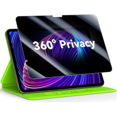 Esanik 360° privātuma ekrāns iPad Air 11 collu M2 2024, aizsargstikls aizsargstikls iPad Air 6 4-Way Privacy Screen Protector, 1 iepakojums