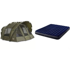 Lucx Leopard Bivvy Makšķerēšanas telts cilvēkiem Karpu telts 2 līdz 3 cilvēkiem Makšķerēšanas telts Karpu kupola makšķerēšanas telts 10 000 mm, Olive Green, 1-3 teltis