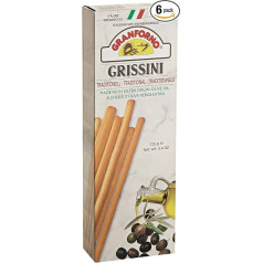 Granforno Traditional Grissini ar olīveļļas formulu, 6 gab. (6 x 125 g)