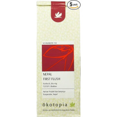 Ökotopia Nepal First Flush melnā tēja, 5 gabaliņi (5 x 100 g)