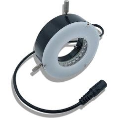 Zubehör für Labormikroskope Mikroskopbeleleuchtung - 3 W LED-Ringlichtquelle mit Diffusor Helligkeit einstellbar 48 Perlen Ringlampe for Mikroskop-Industriekamera - Innen 40 mm