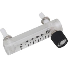LZQ-3 Acryl Durchflussmesser (0-10 LPM Durchflussmesser) mit Steuerventil für Sauerstoff/Luft