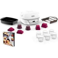 Tefal Smart Cake Maker, 5 automātiskās programmas, 1 manuālais režīms, bezmaksas recepšu lietotne, saderīgs ar Tefal CreaBake Cake Factory Délices Silver Maxi Pack KD812110