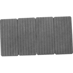 MOLUCKFU 4 Stück Badezimmer Wasch Erde Saugfähige Matte Hot Pot Pad Bar Untersetzer Geometrische Getränke Untersetzer Trockenmatte Für Küchentheke Untersetzer Für Getränke Tassen