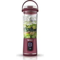 Ninja, Motorizētais kompaktais blenderis, 530 ml, dzērveņu sarkans, BC151UKCR