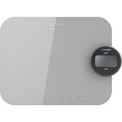 Cecotec virtuves svari Cooking Control 10400 Smart Healthy EasyHang. 8k maksimālā ietilpība, nerūsējošais tērauds, piekaramais rokturis, LCD displejs, īpaši plakans dizains (10300 EcoPower Nutrition)
