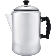 Aluminium-Kaffeemaschine, Kanne, Perkolator, Teekessel, Herdplatte mit Deckel, klassischer Touch, starke Milch, Tee, Kaffeeliebhaber