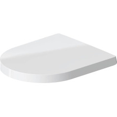 Duravit 0020190000 Tualetes poda sēdeklis ar ME by Starck Compact Absenkautomat, nerūsējošā tērauda eņģes/balts