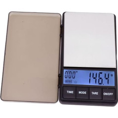 Espresso svari ar taimeri, 1000G X 0.1G augstas precizitātes LCD displejs, portatīvie digitālie kabatas svari ar taras funkciju, kabatas pārtikas svari, gramu svari virtuvei, juvelierizstrādājumiem, kafijai