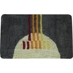 Kinzler J-10255/19 Vannas paklājiņš 60 x 100 cm Mikrošķiedras dizains Mēness