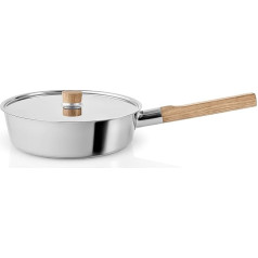 EVA SOLO Sauté panna Ø24 Nordic Kitchen nerūsējošā tērauda kvalitatīvi virtuves trauki ikdienas lietošanai Nordic Pot Series