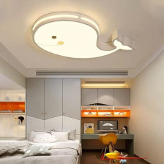AOEH LED bērnu griestu gaisma Dolphin Shape griestu lampa Dimmable ar tālvadības pulti Zēni Meitenes Bērnu Bērnu Bērnu istabas lampas Griestu bērnu istabas lampas Istabas lampas Istabas apgaismojums Lustra, balta, 50