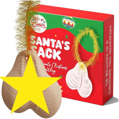 Smieklīgi Ziemassvētku rotājumi eglīte piekariņš ornaments karājas Bauble Prank Prop Gag Joke Secret Santa Gift Stocking Filler