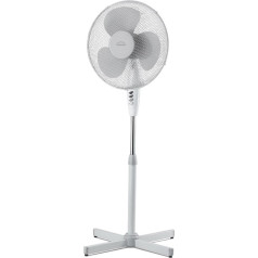 Domair fl40ii Pjedestāla ventilators, grozāms, 40 cm, balts