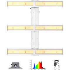 BLOOM PLUS BP3000Pro LED audzēšanas gaisma 3 x 3 pēdas Pārsegs Dimmable 300 W pilna spektra audzēšanas gaisma telpaugiem Veg un ziedu audzēšanas lampas 2 x 2/3 x 3 audzēšanas teltīm