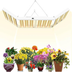 SPF8000 PRO Augu lampa LED pilna spektra augšanas gaisma 800 W 180 x 180 cm ar dārzeņu un ziedu dimmeri, taimeris, augu gaismas LED augšanas lampa telpaugiem Dārzeņu sēšana, puķu sēšana
