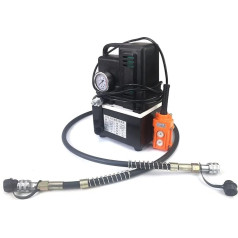Hidrauliskais sūknis elektriskais 3L, hidrauliskais agregāts 1200W 70Mpa 3700 apgr./min ar elektromagnētisko vadu tālvadības pulti Automātiskā aizsardzība griešanai perforēšanai locīšanai celšanai