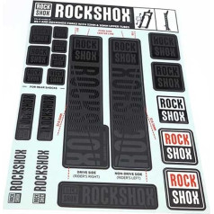 Rockshox uzlīmes komplekts 30FORWARDSLASH32 MM un RS1 Stealth Sid/Reba/Revelation (< 2018) Sector/Recon/X32/30g/30S/XC30 11.4318.003.496 Rezerves daļas, melns, standarta