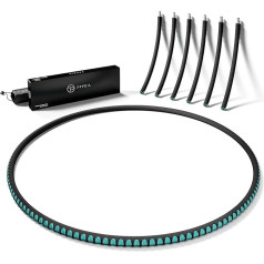 7PFEIL Hula Hoop - pieaugušo Hula Hoop - augstas kvalitātes Hula Hoop izgatavots no izturīga nerūsējošā tērauda un neslīdoša putuplasta - 1,2 kg - iekļauts pārnēsāšanas soma