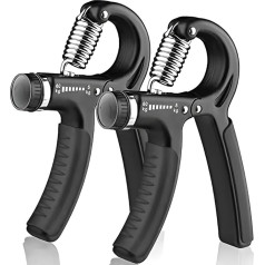 Roktura stiprinātājs - 5-60 kg regulējams rokas trenažieris apakšdelma stiprinātājs ar e-grāmatu, lai uzlabotu spēku un satvēriena rehabilitācijas trenažieri spēcīgai plaukstas plaukstas plaukstas rokai