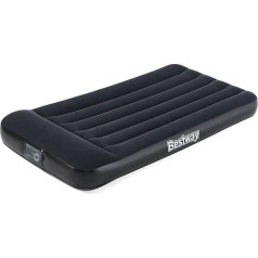 Bestway Tritech™ Aeroluxe, 188 x 99 x 30 cm, vienvietīga gaisa gulta ar iebūvētu elektrisko sūkni, melnā krāsā
