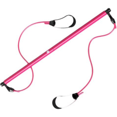 LAZYZ Pilates nūja, stiepšanās vingrinājumu fitnesa palīglīdzeklis stiepšanās jogas daudzfunkcionālās pretestības lentes kājām, sēžamvietai, rokām, treniņiem