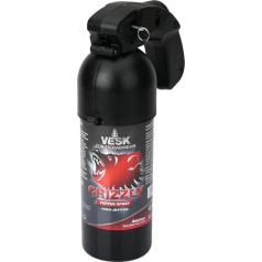 Pepper Spray VESK Grizzly Outdoor High Jet Fog Wide Jet dažāda lieluma smidzinātājs pašaizsardzībai Īpaši spēcīgs 4 Million Scoville Bear Defender Bear Repellent Spray