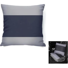 NETHIX Auto ceļojumu segas spilvens VW T-Cross Sport Caravelle Sharan Warm Soft 2 in 1 Packable Compact Cushion Blanket Travel Essential Easy Clean