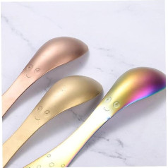 5 gabali 2 in 1 Dakša Spoon Combo komplekts Pārnēsājams nerūsējošā tērauda Spork trauks kempinga ceļojumu piknika birojam ārā