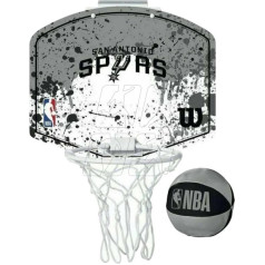 NBA Team San Antonio Spurs Mini Hoop basketbola grozs WTBA1302SAN / Viens izmērs