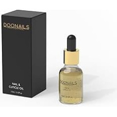 Doonails - Nagu eļļa un kutikulu eļļa 15 ml, neitrāla - manikīram un pedikīram - bagātīga nagu kopšanas eļļa trausliem nagiem ar pipeti