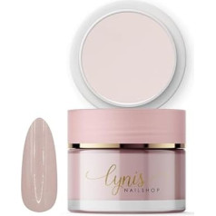 Lynis-Nailshop.de Akrila pūderis nagiem 28 g Akrila pūderis nagiem Cotton Candy Nude Beige akrila pūderim Nagu pagarināšanai