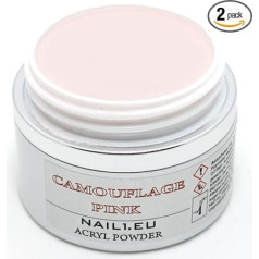 100ml/82g Make Up Acryl Pulver CAMOUFLAGE PINK, krāsainas, akrila pūderis, akrila pūderis Puder