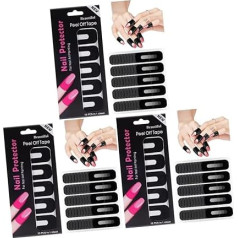Gogogmee 300 loksnes Nail Art Anti Spill Uzlīmes Ādas kutikulas aizsardzība Nagu DIY Gēla nagu lakas piederumi Nagu aizsardzība Nagu aizsardzība Nagu aizsardzība Nagu aizsardzība Nagu aizsardzība Nagu aizsardzības uzlīmes