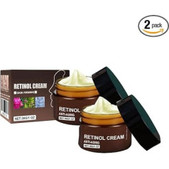Retinola krēms pret novecošanās grumbu likvidēšanu, Vibrant Glamour pret novecošanos, Retinola nostiprinošais krēms, Vibrant Glamour Retinola serums, Pretnovecošanās nostiprinošais serums, Retinola sejas krēms